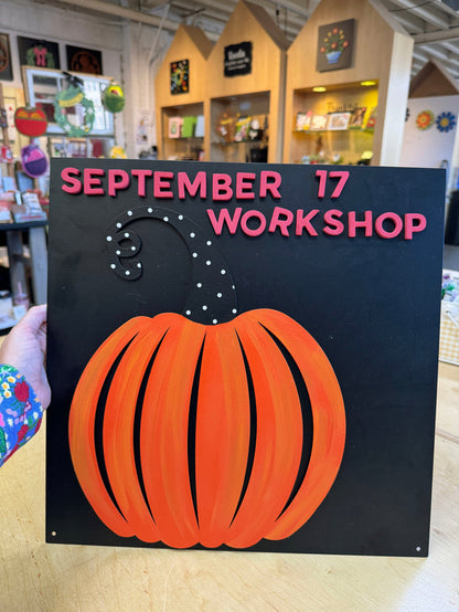 Pumpkin Workshop - September 17