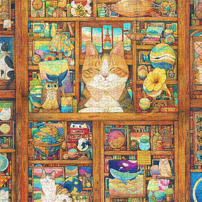 Take a closer look — each shelf is full of tiny surprises. How many animals can you find?