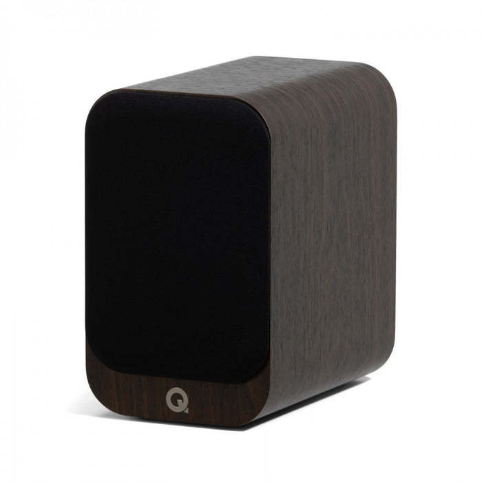 Q Acoustics 3010c Bookshelf Speakers Pair Claro Walnut Walnut