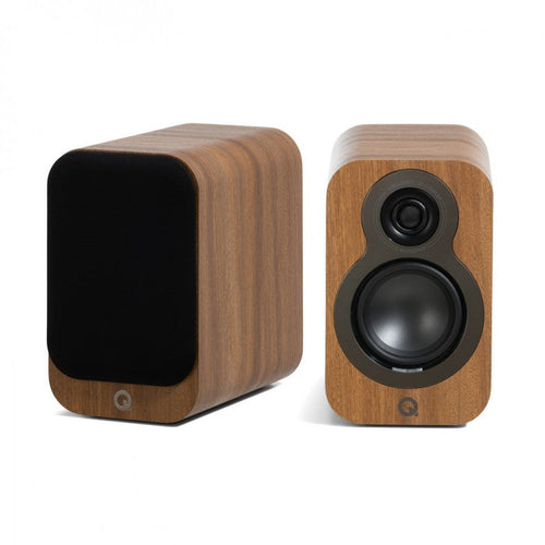 Q Acoustics 3010c Bookshelf Speakers Pair Pin Oak Oak