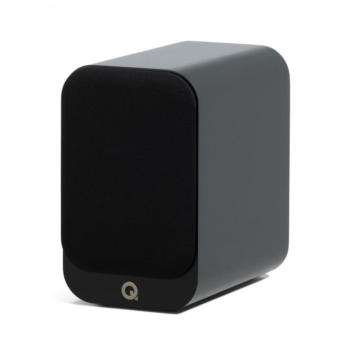 Q Acoustics 3010c Bookshelf Speakers Pair Satin Black Satin Black