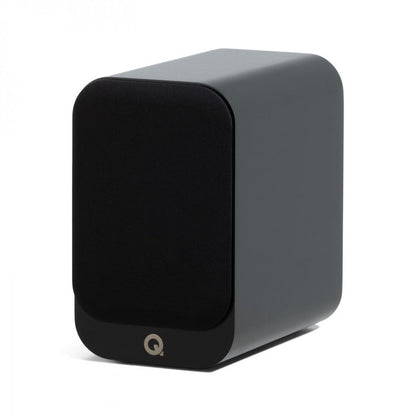 Q Acoustics 3010c Bookshelf Speakers Pair Satin Black Satin Black