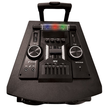 QFX DUAL 12" Professional Bluetooth Speaker LED Party Lights