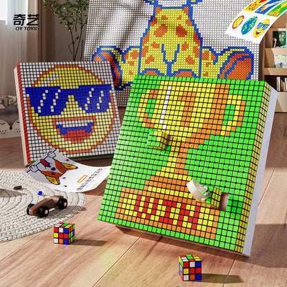 QiYi Mosaic 3x3 Cube Set of 100 (10x10 2.8cm Cubes)