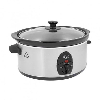 QUEST 3.5 Litre Stainless Steel Slow Cooker 35270