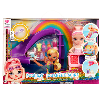 Rainbow High Little Pool Day with Blush Playset