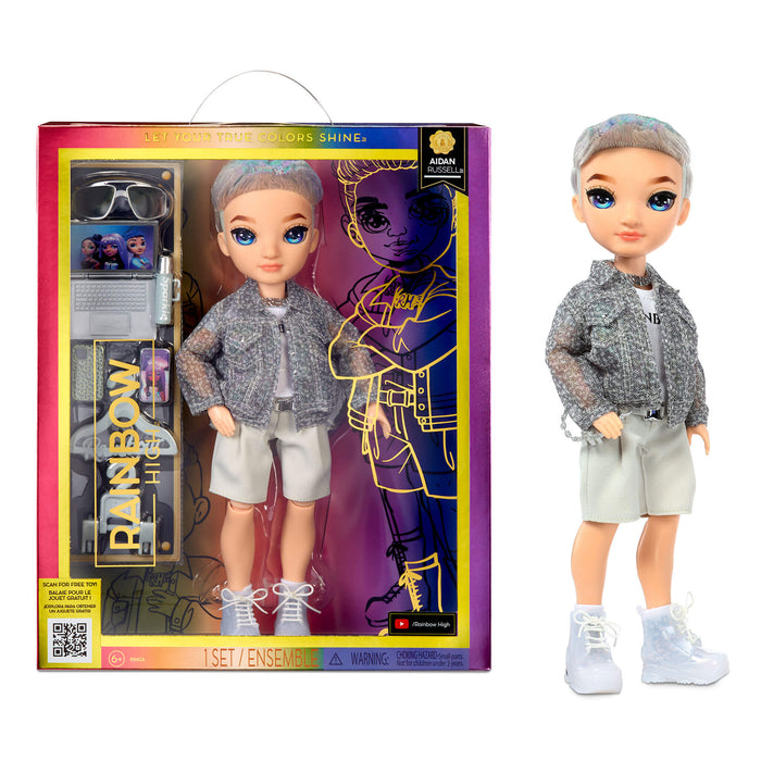 Rainbow High Purple Fashion Doll - Aidan Russell - shop.mgae.com