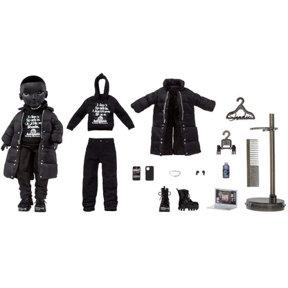 Rainbow High Shadow High Rexx McQueen - Black Color Fashion Doll - shop.mgae.com