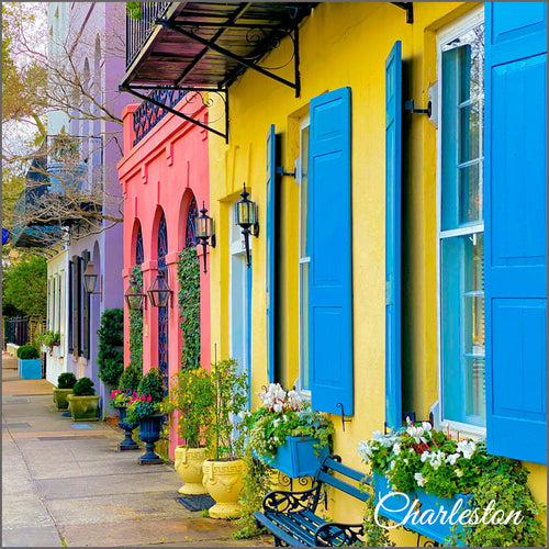 Rainbow Row, Charleston SC