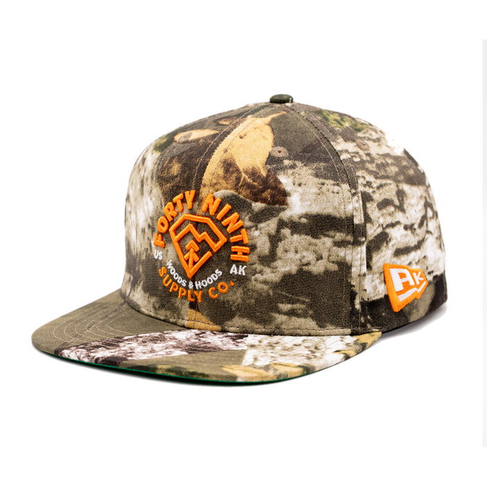 Raised By Woods Real Tree Camo Snapback Hat