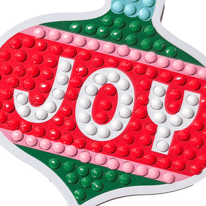 Razzle Dazzle Mini DIY Gem Sticker Kit - Jingle & Joy - 8 Stickers