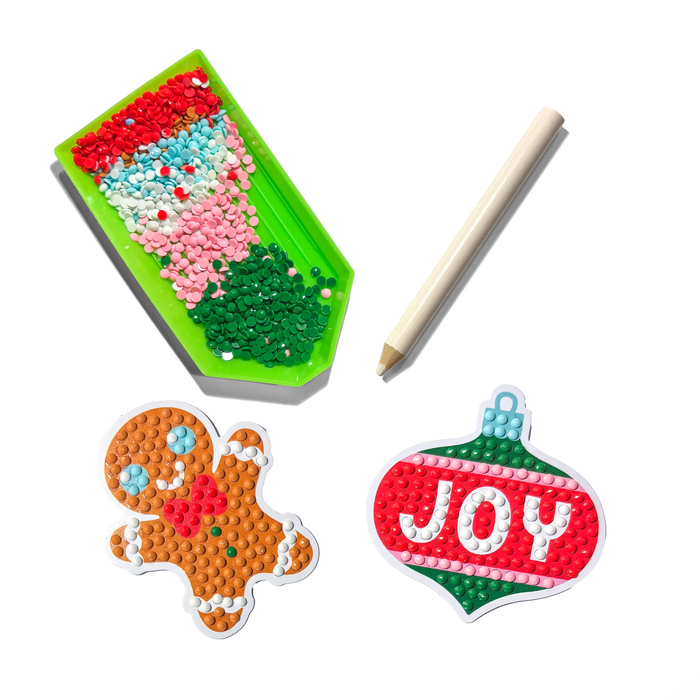 Razzle Dazzle Mini DIY Gem Sticker Kit - Jingle & Joy - 8 Stickers