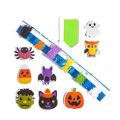 Razzle Dazzle Mini DIY Gem Sticker Kit - Spooky Fun - 8 Stickers