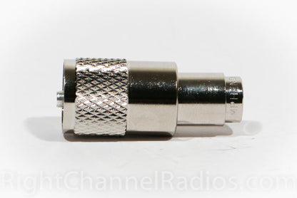 PL-259 Reducer Attached to PL-259 Connection