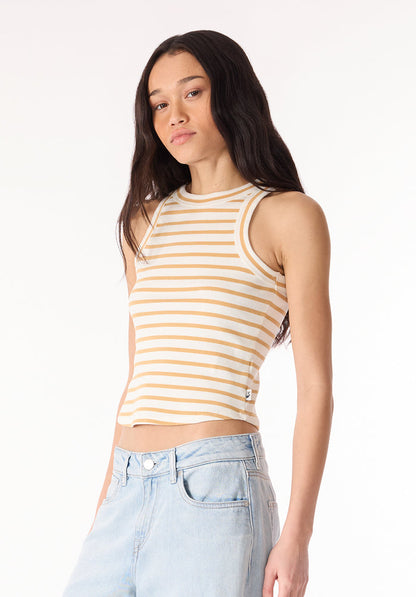 Buffalo Women Tanks Brown Knit Tanks Ribbed Knit Tank
