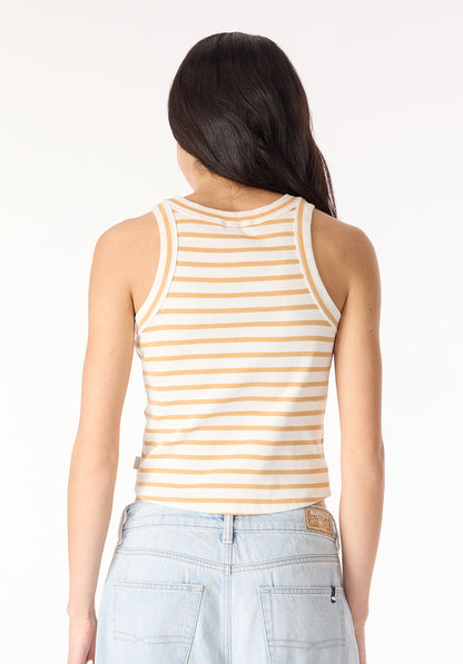 Buffalo Women Tanks Brown Knit Tanks Ribbed Knit Tank