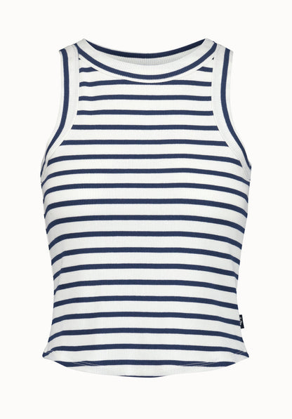 Buffalo Women Tanks Blue Knit Tanks Ribbed Knit Tank