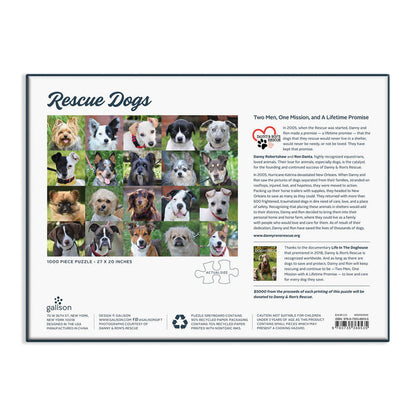 Rescue Dogs 1000 Piece Puzzle 1000 Piece Puzzles Danny & Ron's Rescue