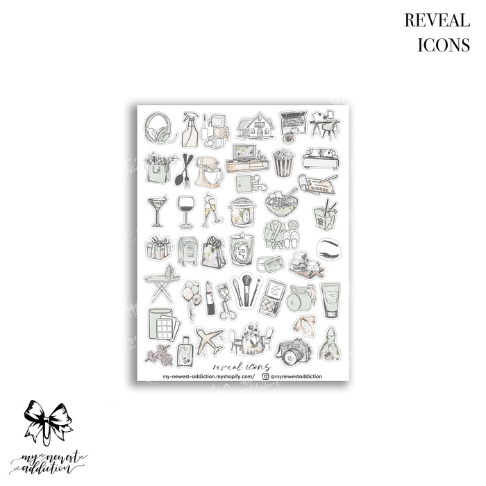 Icon Sampler - Premium Matte // NOT FOILED