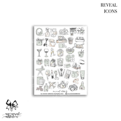 Icon Sampler - Premium Matte // NOT FOILED
