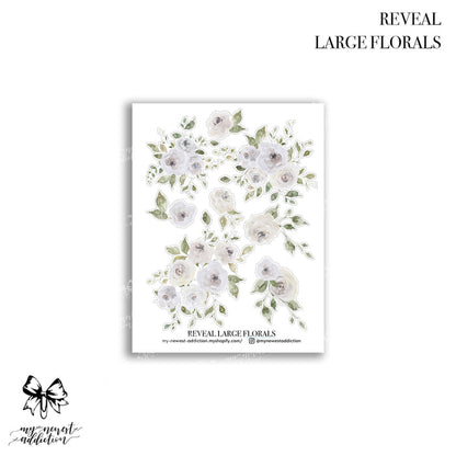 Large Florals - Premium Matte // NOT FOILED