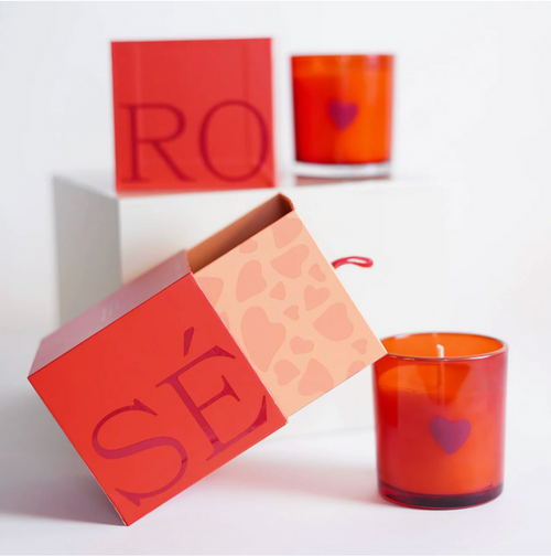 Rewined V-Day Boxed Rosé Tumbler Candle, 5.5 Ounces
