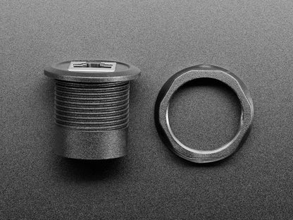 RJ-45 Ethernet Round Panel Mount Adapter Plug by The Pi Hut - The Pi Hut