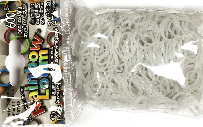 RL Band (Silicone 600) White Diamond Glitter