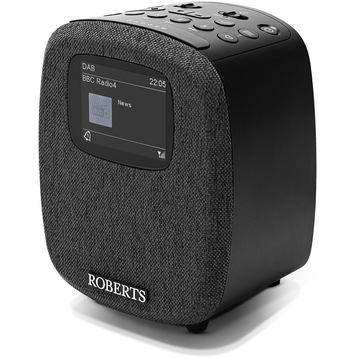 Roberts Ortus 5 DAB DAB+ FM RDS Bedside Radio with Bluetooth Black Black