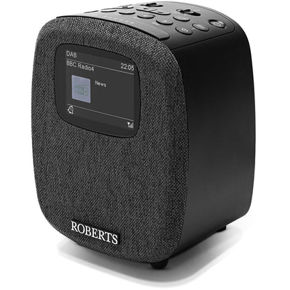 Roberts Ortus 5 DAB DAB+ FM RDS Bedside Radio with Bluetooth Black Black