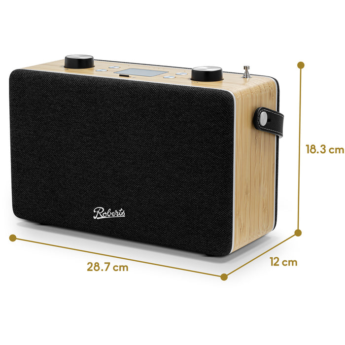 Roberts Stream 95i DAB+ Wireless Music System with DAB+FM Radio with BP3 Battery Pack Bundle