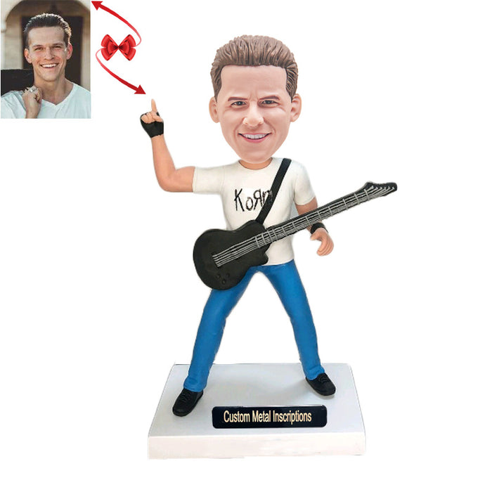 Rock Man Custom Bobblehead