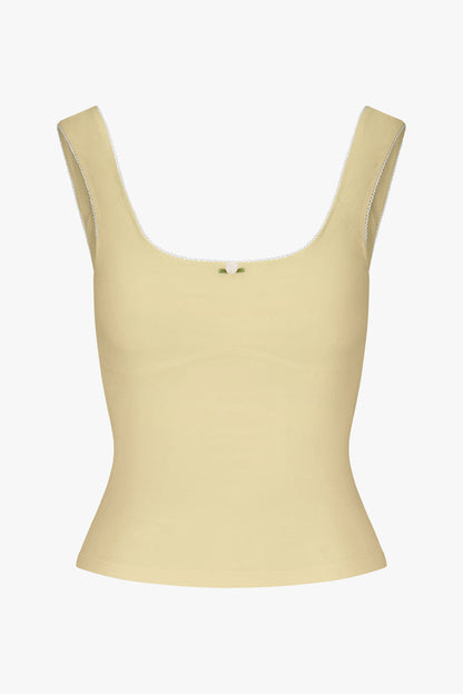 ROMANTIC TOP IN BUTTER