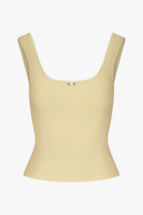ROMANTIC TOP IN BUTTER