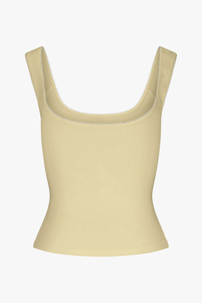 ROMANTIC TOP IN BUTTER