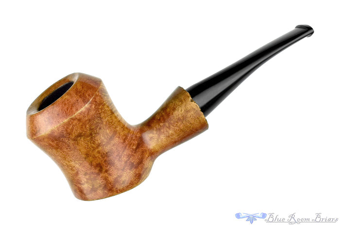 Blue Room Briars is proud to present this Ron Smith Pipe Bent Cherrywood with Plateau