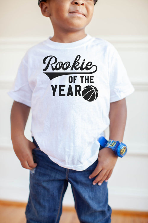 "Rookie of the Year" Basketball Personalized T-shirt or Bodysuit