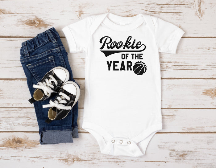"Rookie of the Year" Basketball Personalized T-shirt or Bodysuit