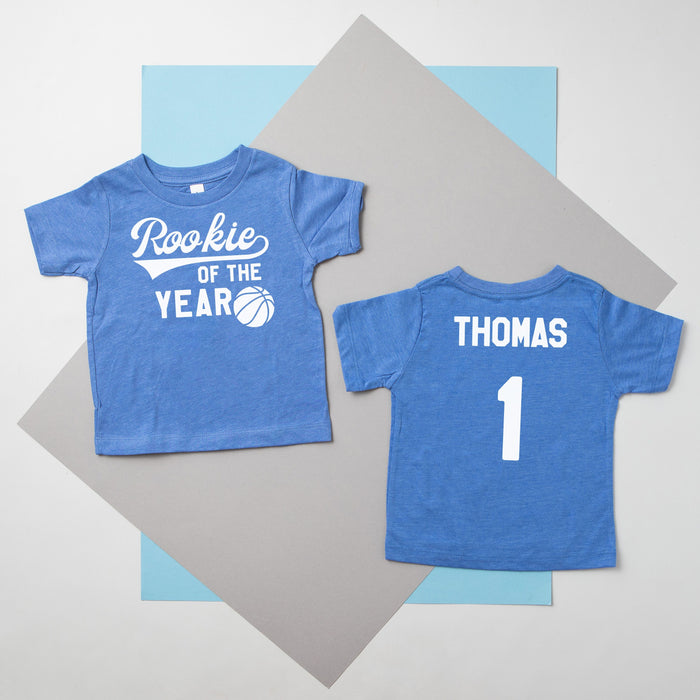 "Rookie of the Year" Basketball Personalized T-shirt or Bodysuit