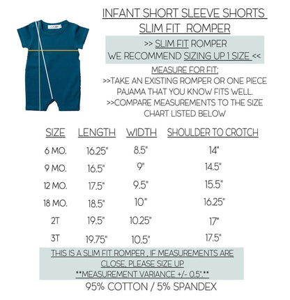 "Rookie of the Year" Slim Fit Shorts Romper