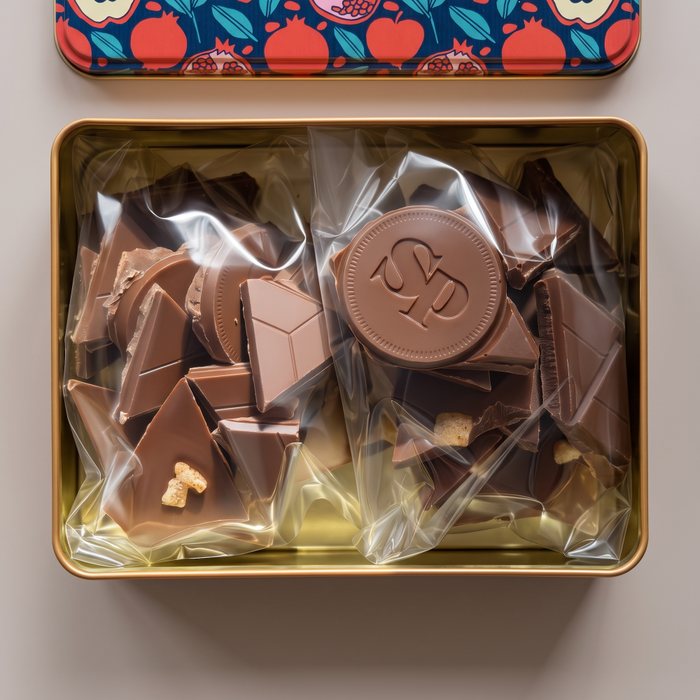 Bagged Sugar Plum Chocolate Apple Pie Bark