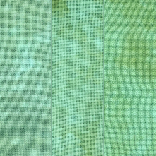 Roxy Floss Co Hand Dyed Aida - It's Green!