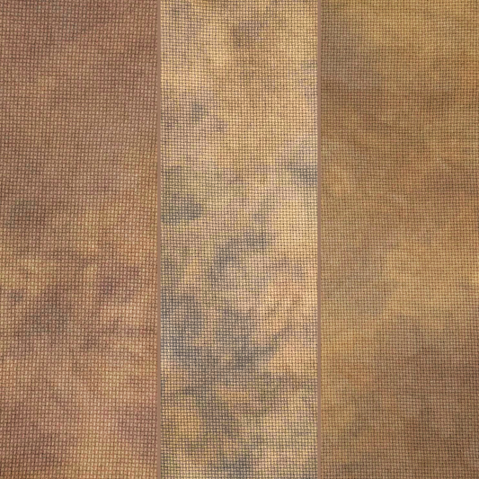 Roxy Floss Co Hand Dyed Aida - Peanut Brittle