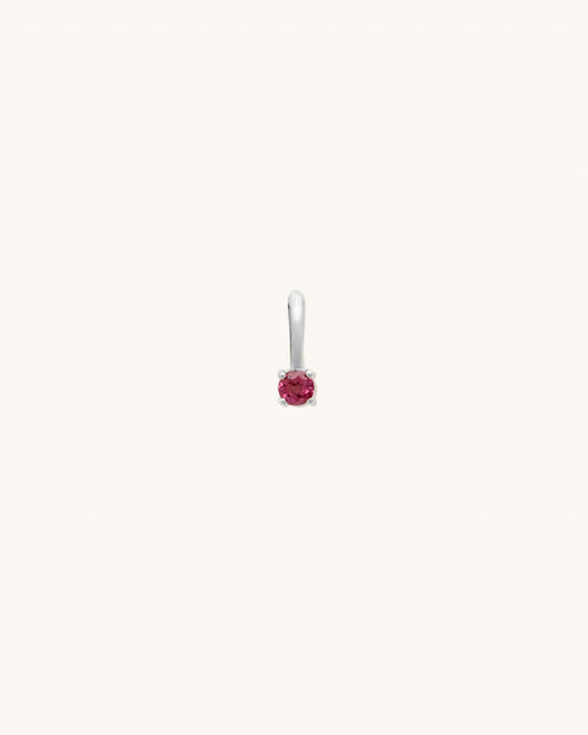 Ruby Birthstone Charm