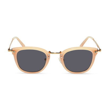 diff eyewear rue square prescription sunglasses with a faded citrus frame front view