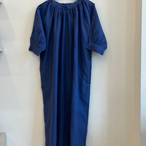 Runaway Bicycle JILL Cotton Dress - Arya Blue