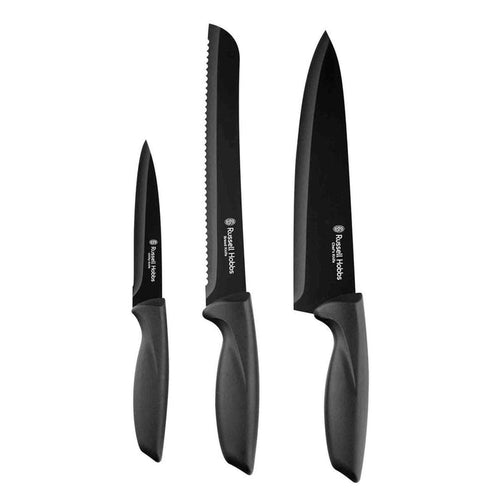 Russell Hobbs Classique 3 Piece Knife Set - Black