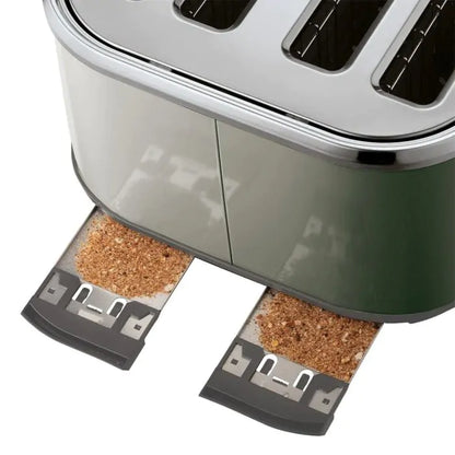 Russell Hobbs Stylevia 4 Slice Toaster | Sage Green | 26294