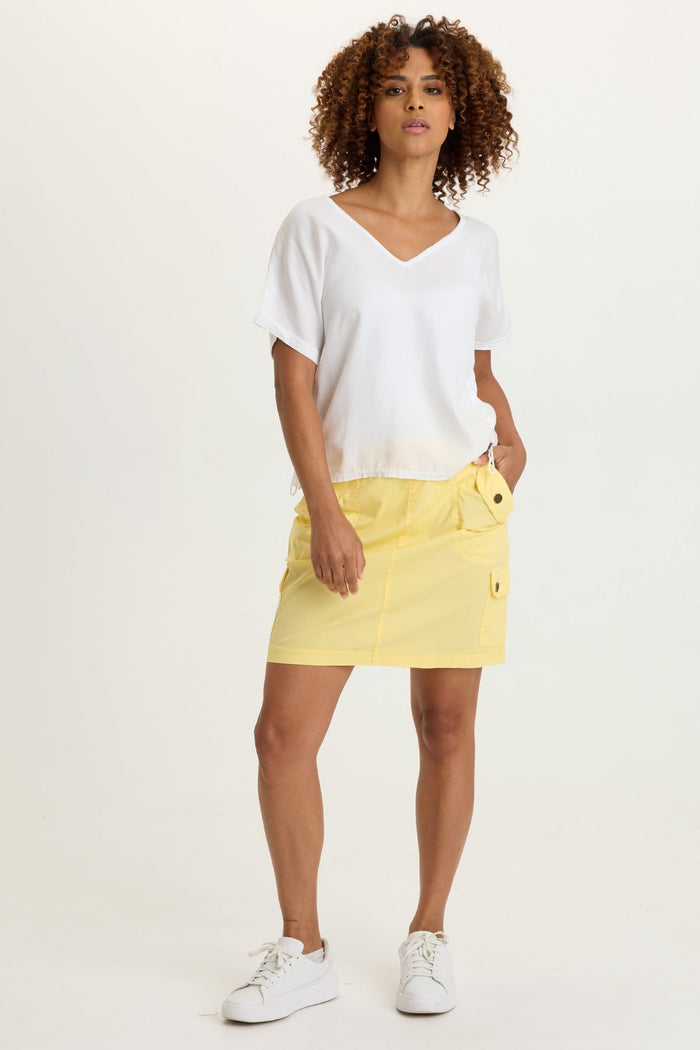 XCVI Saba Poplin Cargo Mini Skirt