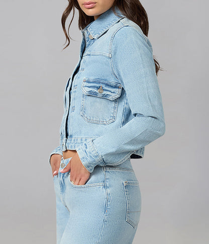 SABRINA-WB Classic Denim Jacket
